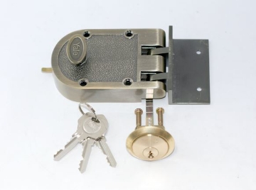 图片 Yale Deadlock Single Cylinder Antique Brass-YLHV198AB