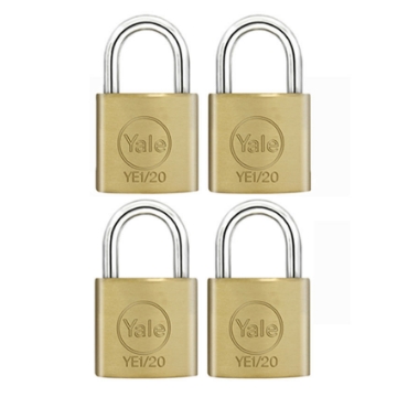 图片 Key Alike 4 Pieces Brass Padlocks YE1/20/111/4