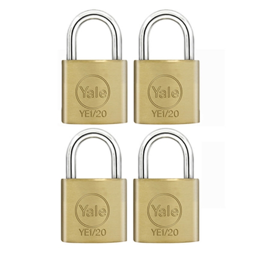 图片 Key Alike 4 Pieces Brass Padlocks YE1/20/111/4