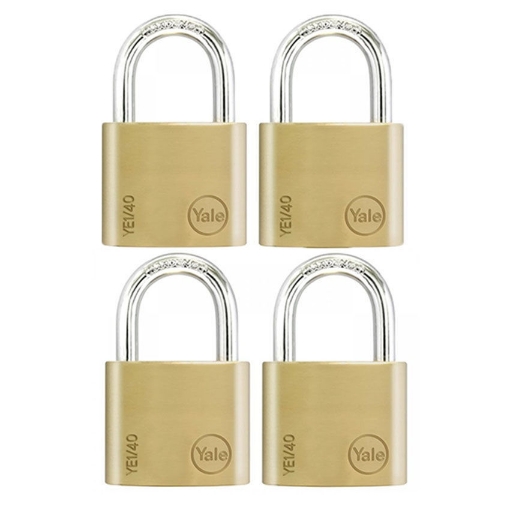 图片 Key Alike 4 Pieces Brass Padlocks YE1/40/122/4