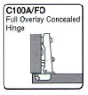 图片 Self-Closing Cabinet Hinge C100A/FO