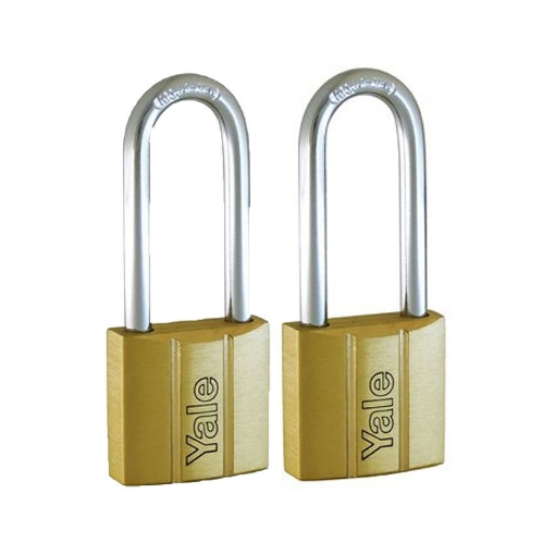 图片 Brass Padlocks Key Alike 2 Pieces, Multi-Pack V140.30LS40KA2