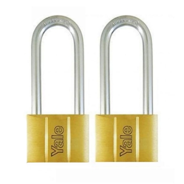 图片 Brass Padlocks Key Alike 2 Pieces, Multi-Pack V140.50LS90KA2