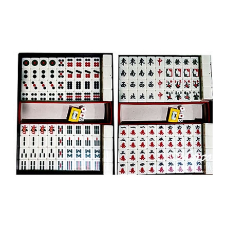 Picture of Solid One Piece Mahjong Set without Number, Ivory Color, U04MSWON
