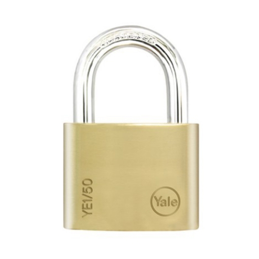 图片 Yale Essential Series Indoor Brass Padlock 50mm, YLHYE1/50/126/1