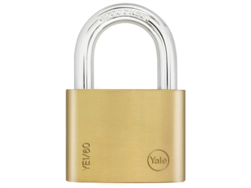 图片 Yale YE1/60/132/1, Essential Series Indoor Brass Padlock 60mm, YE1601321