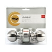 图片 Yale VCA5127 US32D, VCA5127 US5, Entrance Cylindrical Stainless Door Knob Set, VCA5127US32D