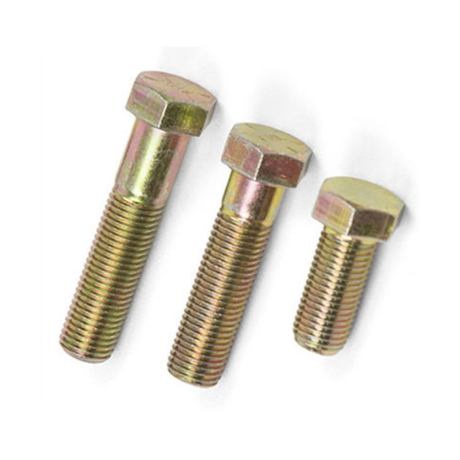 图片 Yellow Zinc Plated Hex Cap Screw,Metric Yellow Zinc Hexagonal Cap Screw, Metric cap screw