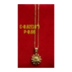 图片 18K Saudi Gold Necklace with Pendant, Chain 0.82g, Pendant 0.66g, Size 18", 2805N4F