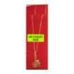 图片 18K Saudi Gold Necklace with Pendant, Chain 1.0g, Pendant 0.32g, Size 16", 2805N4H