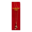 图片 18K Saudi Gold Necklace with Pendant, Chain 10.3g, Pendant 8.2g, Size 26", 2805NG