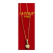 图片 18K Saudi Gold, Necklace with Pendant, Chain 0.88g, Pendant 0.38g, Size 18", 2805NH2