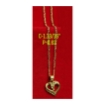 图片 18K Saudi Gold, Necklace with Pendant, Chain 0.88g, Pendant 0.38g, Size 18", 2805NH2