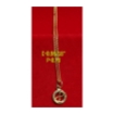 图片 18K Saudi Gold Necklace with Pendant, Chain 0.96g, Pendant 0.78g, Size 18", 2805UP