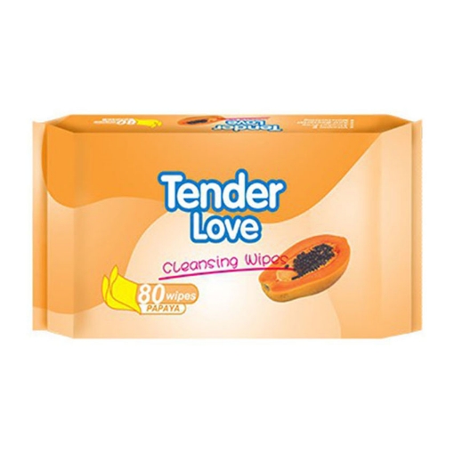 图片 Tender Love Papaya Cleansing Wipes, TEN08