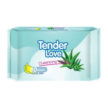 图片 Tender Love Aloe Vera Cleansing Wipes, TEN27