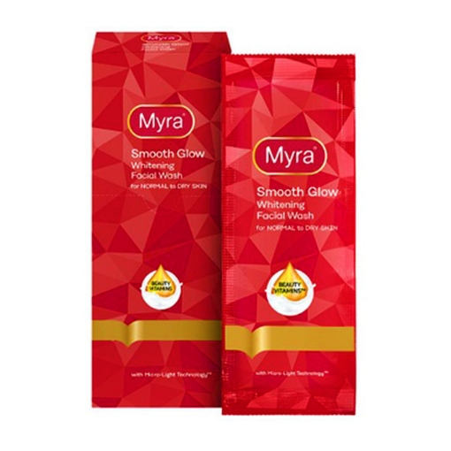 图片 Myra Smooth Glow Whitening Facial Wash 10mL, MYR20B