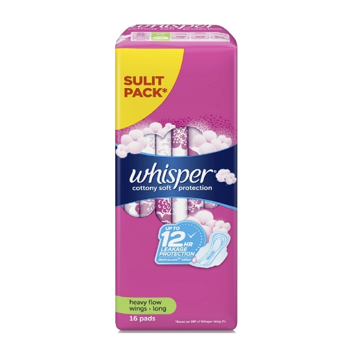 图片 Whisper Cotton Clean Regular Flow Wings, WHI177