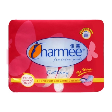 图片 Charmee Sanitary Napkin for All Types of Flow without Wings, CHA146