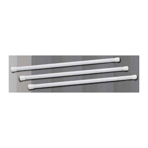 图片 Miller White Shower Tension Rod, ML204