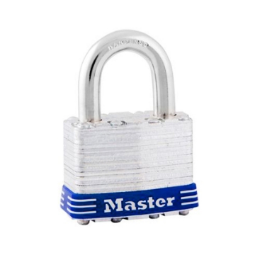 图片 Master Lock 44MM 24MM Shackle Laminated Steel Padlock, MSP1D