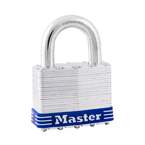 图片 Master Lock 64MM 32MM Shackle Laminated Steel Padlock, MSP15DPF