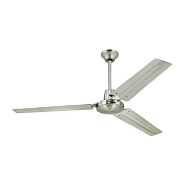 图片 Westinghouse Industrial Ceiling Fan 56" Brushed Nickel, WHI56BN