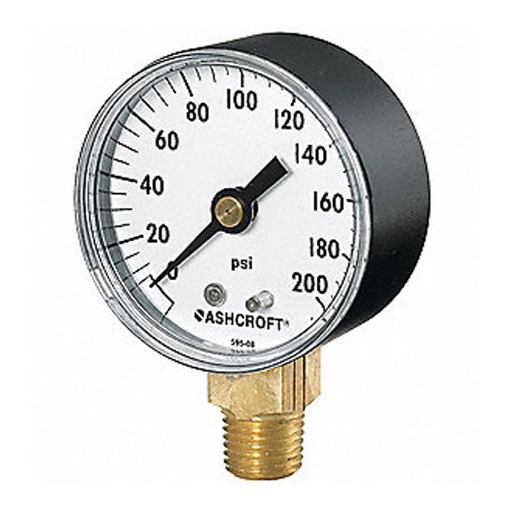 Harris Oxygen Gauge 200 PSI