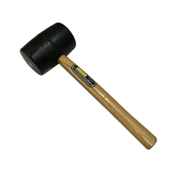 图片 S-Ks Tools USA 12oz. Rubber Mallet (Black/Brown), 12oz