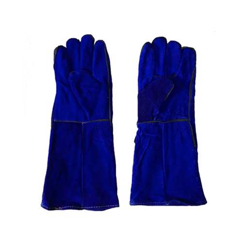 图片 S-Ks Tools USA 16" Genuine Cowhide Welding Gloves (Blue), 16"