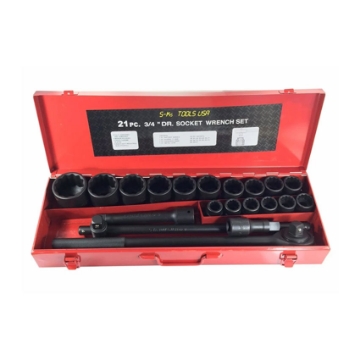 图片 S-Ks Tools USA Impact Socket Set (Black), 34-2100B