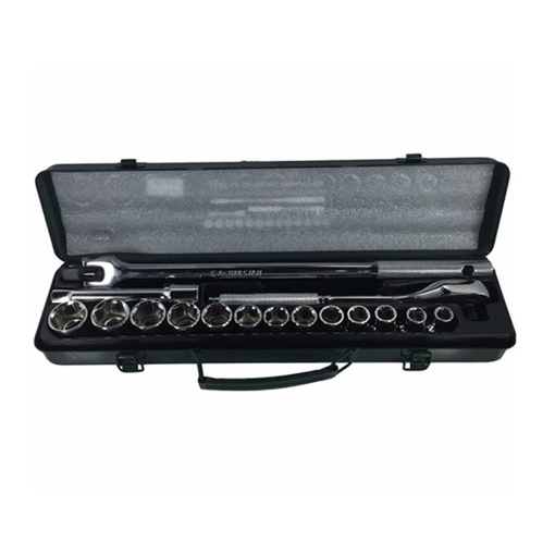 图片 S-Ks Tools USA Socket Wrench Set (Chrome), A-17