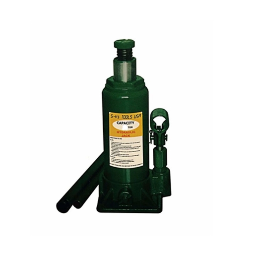 图片 S-Ks Tools USA 30 Tons Hydraulic Bottle Jack (Green), JM-10030