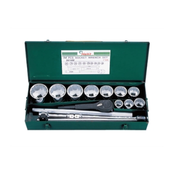 图片 Hans 1" Drive 14 Pcs. Socket Wrench Set-Inches Size, 8614-2A