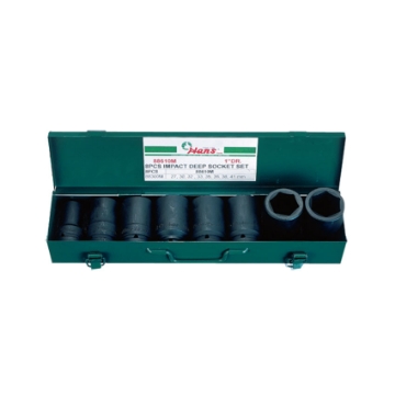 图片 Hans 1" Drive 8 Pcs. Deep Impact Socket Set-Inches Size, 88610A