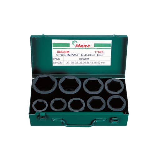 图片 Hans 1" Drive 9 Pcs. Impact Socket Set-Inches Size, 88609A