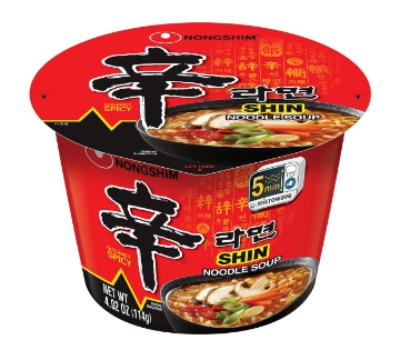 图片 Nongshim Shin Ramyun Big Bowl Spicy Mushroom 114g Korean Noodles, Instant Korean noodles ramen, Korean food Korean products, Korean noodles, Korean food ready to eat spicy noodles