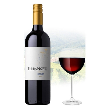 图片 TerraNoble Estate Merlot Chilean Red Wine 750 ml, TERRANBOBLEMERLOT