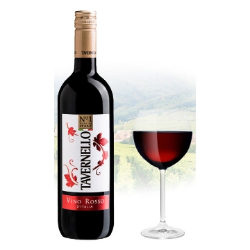 图片 Tavernello Vino Rosso d'Italia Italian Red Wine 750 ml, TAVERNELLOROSSO