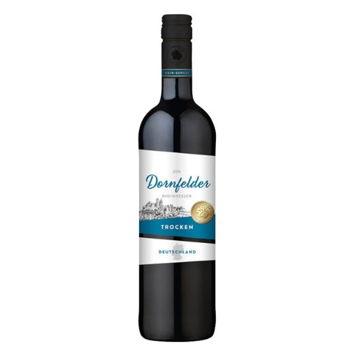 图片 Wein-Genuss Dornfelder Trocken German Red Wine 750 ml, WEINTROCKEN