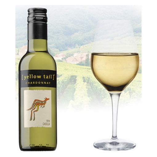 图片 Yellow Tail Chardonnay Australian Wine 187ml Miniature, YELLOWTAILCHARDONNAY