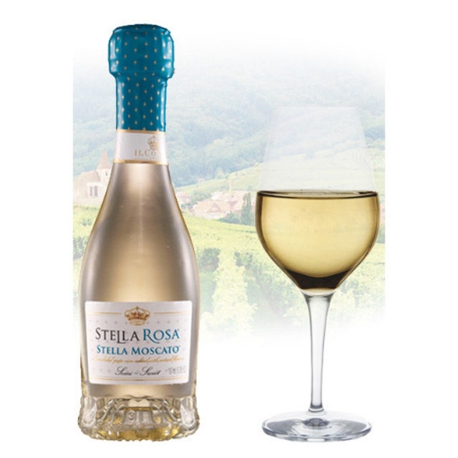 图片 Stella Rosa Moscato (Semi Sweet) Italian White Wine 187ml Miniature, STELLAROSAMOSCATO