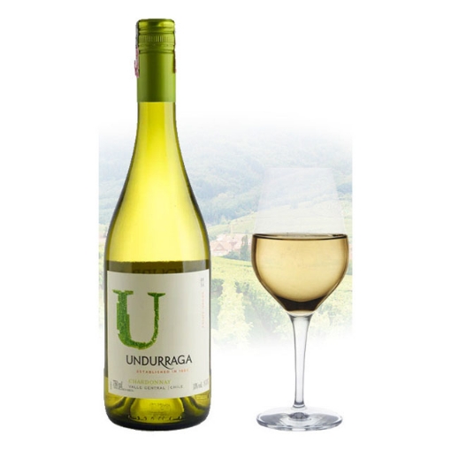 图片 Viña Undurraga Chardonnay 'U' Chilean White Wine 750 ml, VINACHARDONNAY