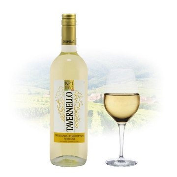 图片 Tavernello Trebbiano Rubicone Chardonnay Italian White Wine 750 ml, TAVERNELLOCHARDONNAY