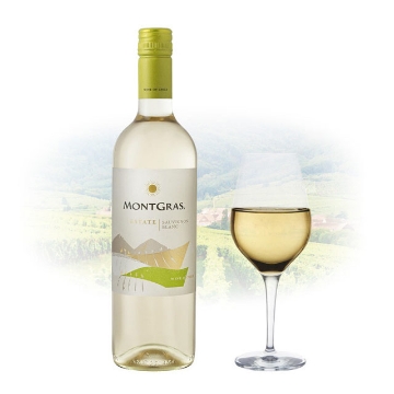 图片 MontGras Estate Sauvignon Blanc Chilean White Wine 750 ml, MONTGRASSAUVIGNON