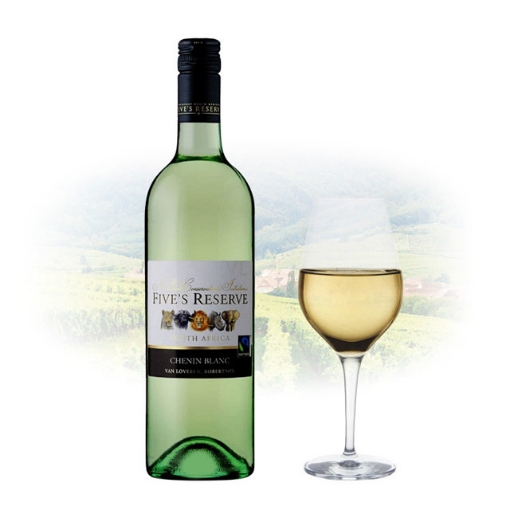 图片 Five's Reserve Chenin Blanc South African White Wine 750 ml, FIVESRESERVECHENIN