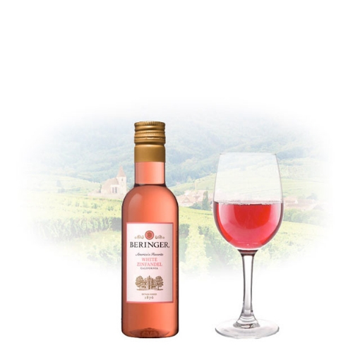 图片 Beringer Main & Vine White Zinfandel Californian Pink Wine 187ml Miniature, BERINGERZINFANDEL