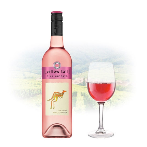 图片 Yellow Tail Pink Moscato Australian Pink Wine 750 ml, YELLOWTAILPINK