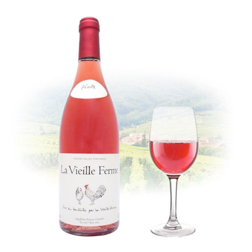 图片 Famille Perrin La Vieille Ferme Rose French Pink Wine 750 ml, FAMILLEPERRINROSE