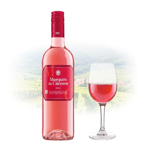 图片 Marques de Cáceres Rioja Dry Rose Spanish Pink Wine 750 ml, MARQUESRIOJA